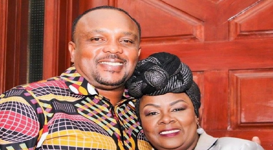 Kathy Kiuna and her late husband Allan Kiuna